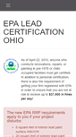 Mobile Screenshot of leadcertificationohio.com